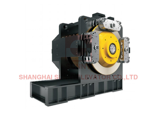 Proteção Gearless IP41 do motor da máquina do elevador de alta velocidade do freio de disco
