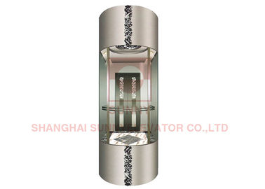 Elevador de vidro transparente Sightseeing da observação do elevador 1000kg do semicírculo
