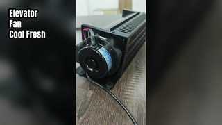 Ventilador do elevador resfria e ventila 15W
