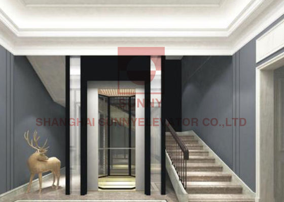 Elevador residencial de design compacto com operação suave e recursos de economia de espaço para vilas