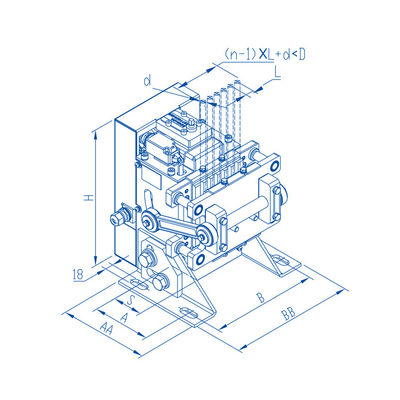 GB/CE Certification And Traction Ratio 1:1 Cable Clamp Lift Safety Devices