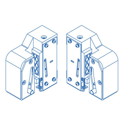 Dispositivos de segurança do elevador Largura do carril 9/10/14/15.88/16mm Elevador Engrenagem de segurança progressiva