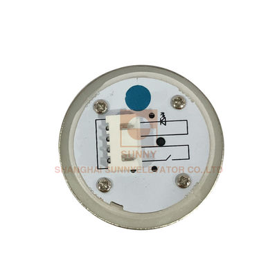Botão de pressão do elevador LED 12-24 V com estrutura de aço inoxidável e tamanho de Φ45x20mm para painéis de elevação