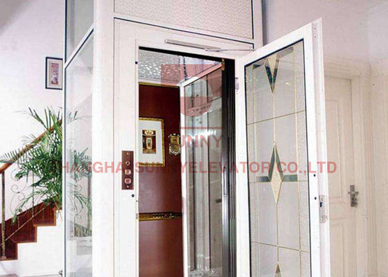 Elevador residencial de design compacto com operação suave e recursos de economia de espaço para vilas