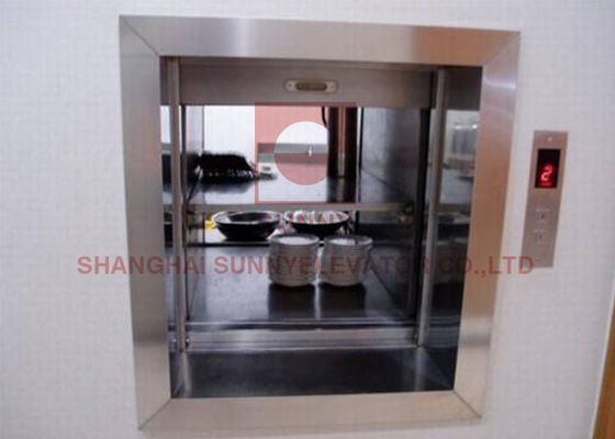 Dumbwaiter Elevador de mercadorias Elevador de carga com 100-300kg Carga 0,4m/s Velocidade e 700x1000mm Abertura de porta