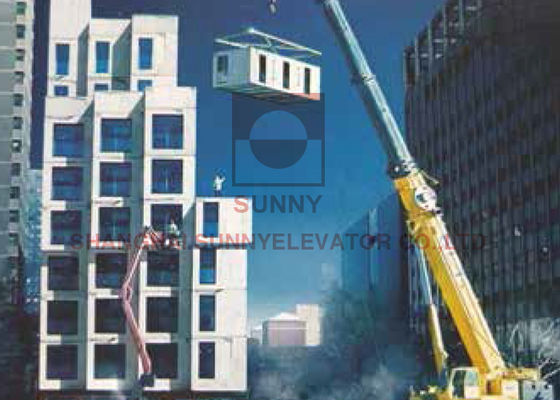 Elevador de construção de alta velocidade Elevador com 120 m/min Velocidade 1600/2000kg Carga e altura de viagem ≤ 200m