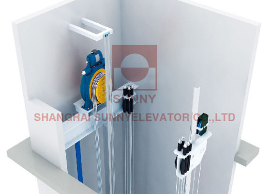 Elevador de passageiros de alta velocidade de aço inoxidável com sistema de controlo VVVF e capacidade de carga de 450-2000 kg