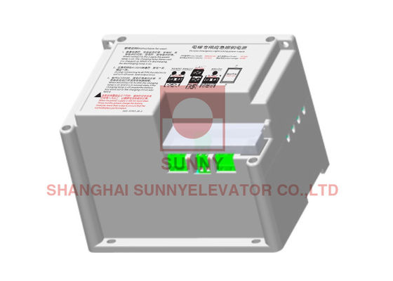Componentes de segurança de elevador de material plástico 12V 2.2AH para iluminação de emergência