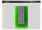 Dot Matrix Display Panel com elevador LCD indica o verde 132 x 70mm