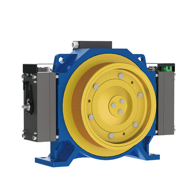 Máquina de tração síncrona sem engrenagens com ímã permanente para carga de 320~1000kg com serviço S5-40%ED